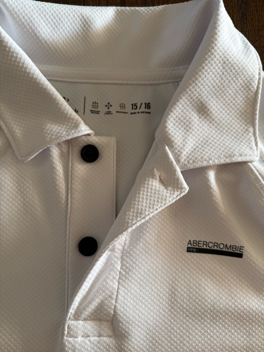 abercrombie kids White Active polo & Teal Short-Sleeve Sweater Polo size 15/16 - Picture 3 of 4